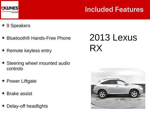 used 2013 Lexus RX 350 car, priced at $17,000