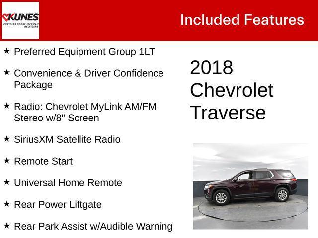 used 2018 Chevrolet Traverse car, priced at $21,000