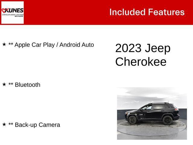 used 2023 Jeep Cherokee car, priced at $23,557
