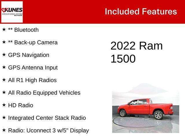 used 2022 Ram 1500 car, priced at $36,328