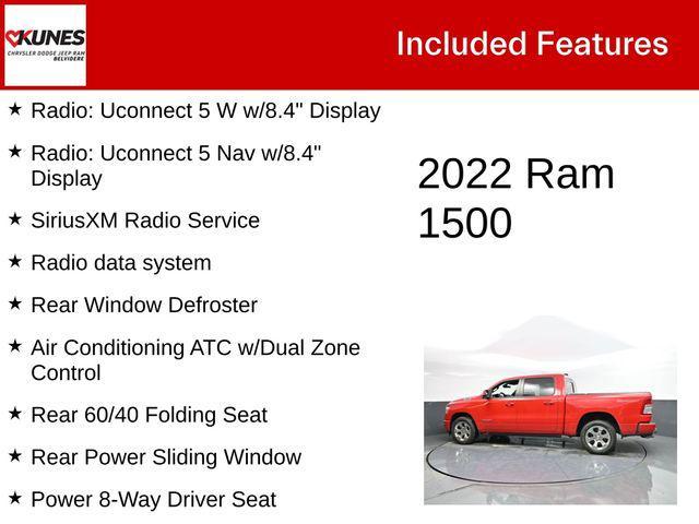 used 2022 Ram 1500 car, priced at $36,328