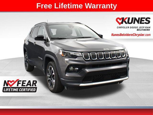 used 2022 Jeep Compass car, priced at $23,211