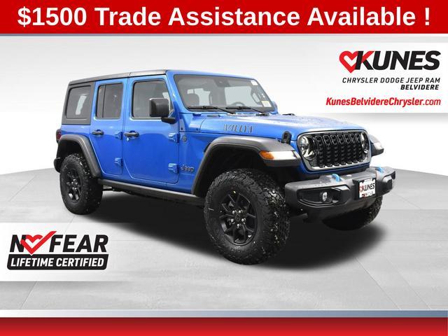 new 2024 Jeep Wrangler 4xe car, priced at $48,340