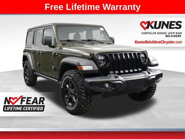 used 2021 Jeep Wrangler car, priced at $28,210