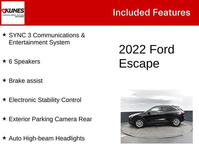 used 2022 Ford Escape car, priced at $19,625