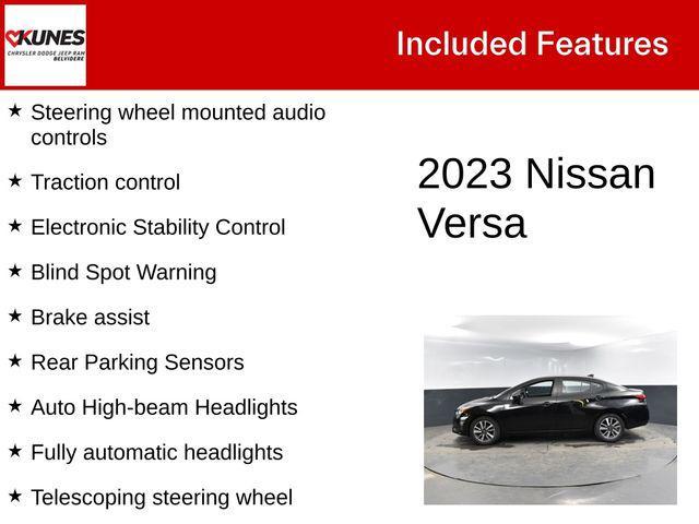 used 2023 Nissan Versa car, priced at $17,681
