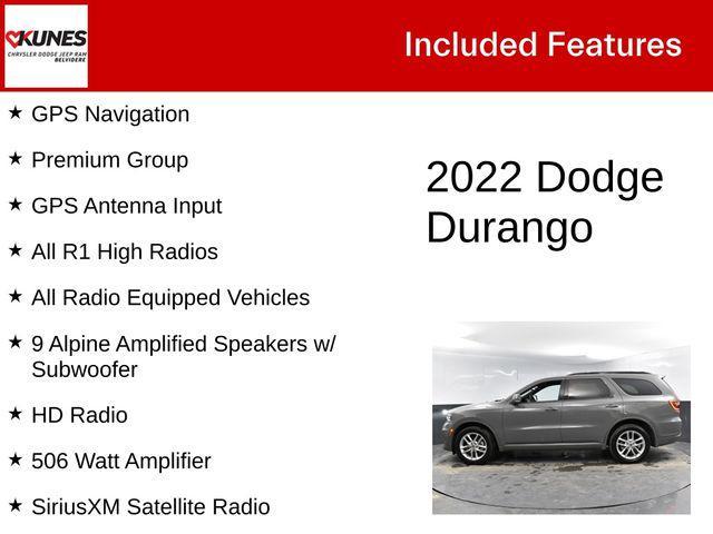 used 2022 Dodge Durango car, priced at $27,921