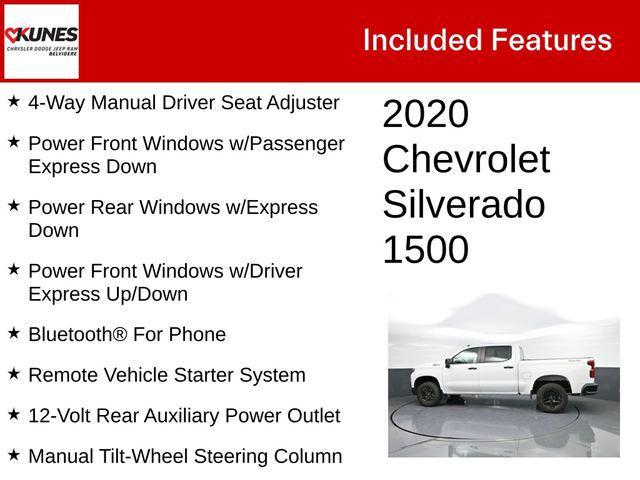 used 2020 Chevrolet Silverado 1500 car, priced at $39,035