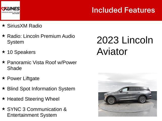 used 2023 Lincoln Aviator car, priced at $40,165