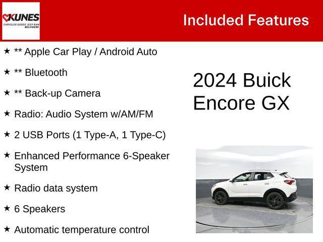 used 2024 Buick Encore GX car, priced at $19,952