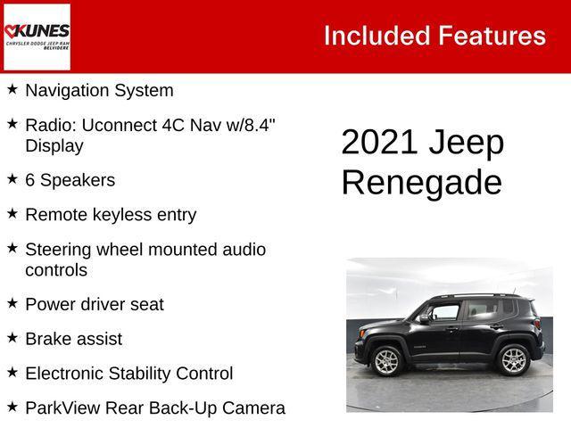 used 2021 Jeep Renegade car, priced at $18,970