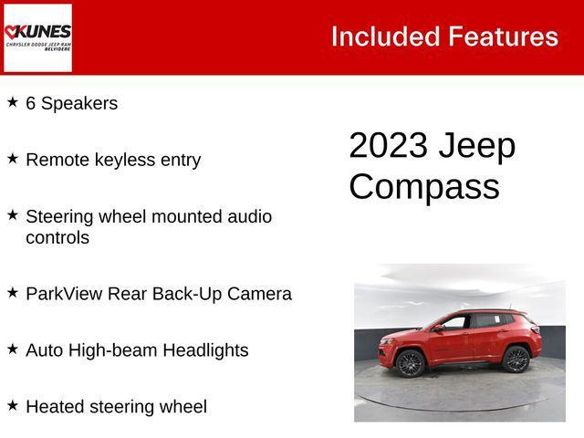 used 2023 Jeep Compass car, priced at $22,534