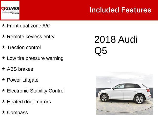 used 2018 Audi Q5 car, priced at $19,300