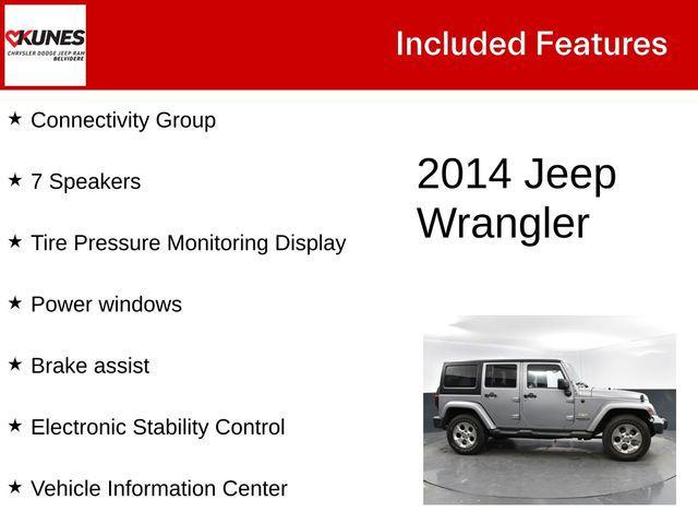 used 2014 Jeep Wrangler Unlimited car, priced at $18,300