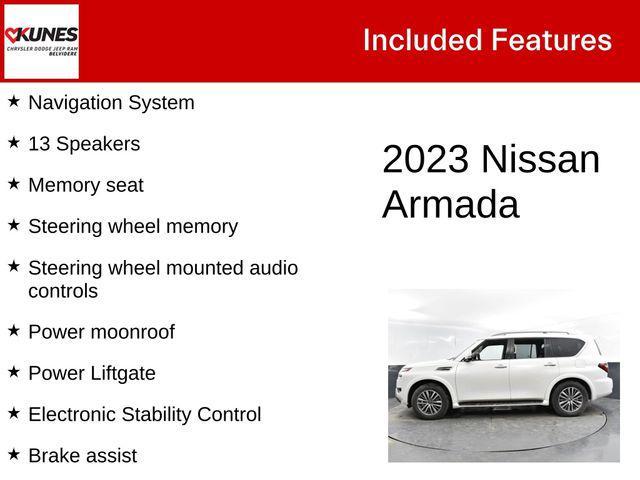 used 2023 Nissan Armada car, priced at $33,000