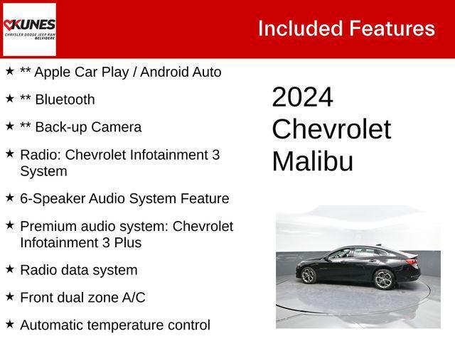used 2024 Chevrolet Malibu car, priced at $19,665