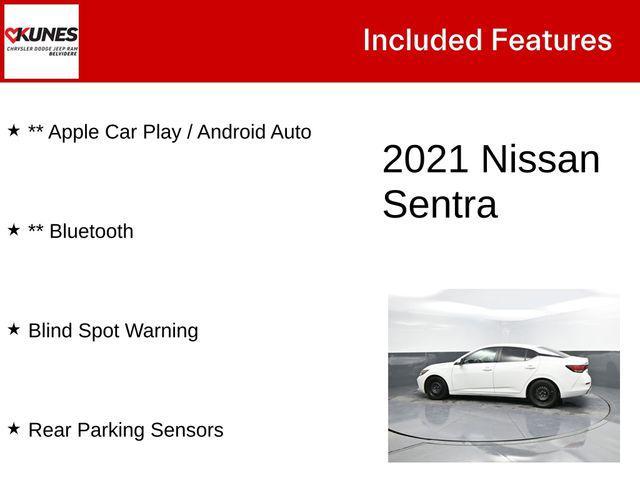 used 2021 Nissan Sentra car, priced at $13,550