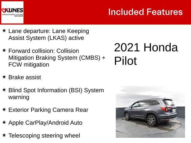 used 2021 Honda Pilot car, priced at $28,200