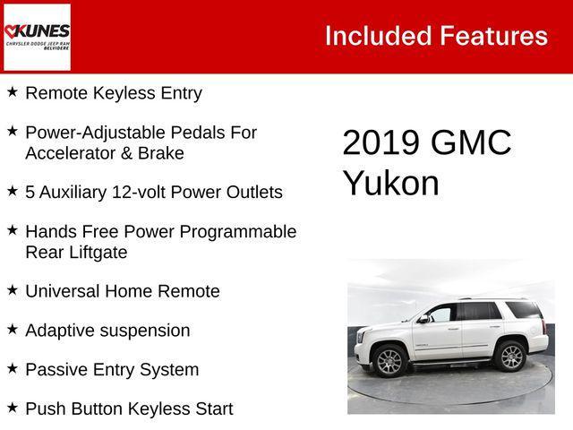 used 2019 GMC Yukon car, priced at $38,500