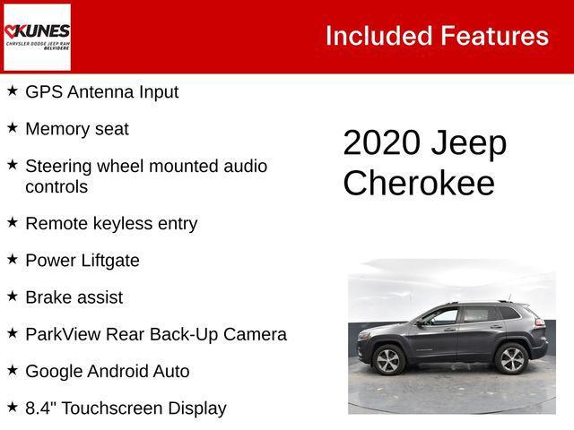 used 2020 Jeep Cherokee car, priced at $20,989