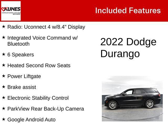 used 2022 Dodge Durango car, priced at $26,700