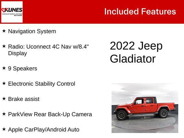 used 2022 Jeep Gladiator car, priced at $34,000