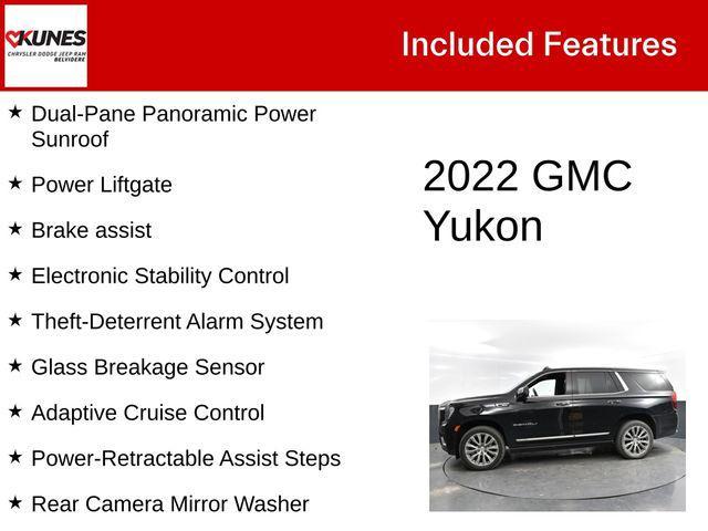 used 2022 GMC Yukon car, priced at $58,000