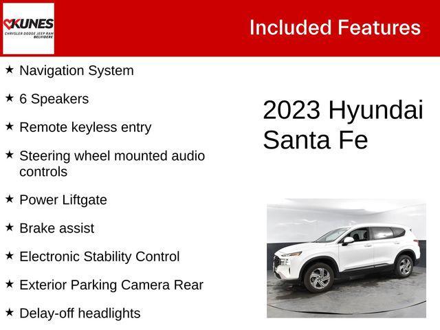 used 2023 Hyundai Santa Fe car, priced at $21,859
