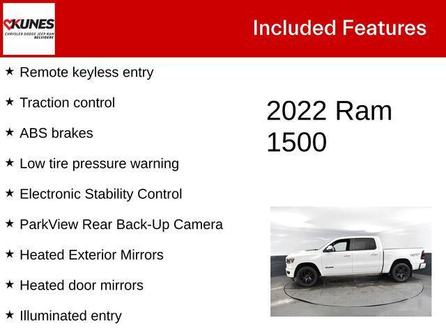 used 2022 Ram 1500 car, priced at $40,000