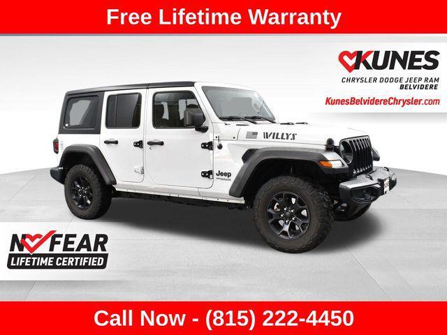 used 2021 Jeep Wrangler Unlimited car, priced at $30,097