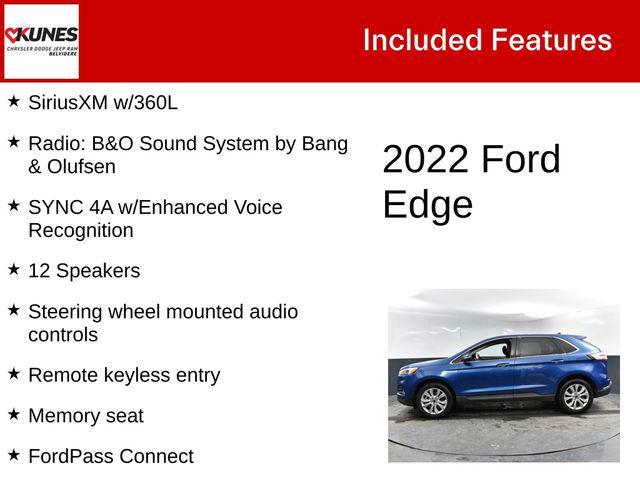 used 2022 Ford Edge car, priced at $20,285