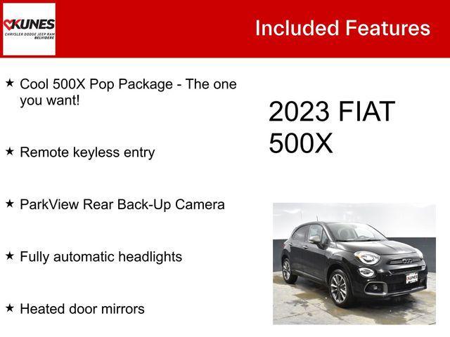 new 2023 FIAT 500X car, priced at $27,192