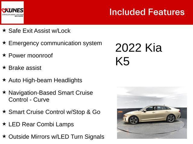 used 2022 Kia K5 car, priced at $22,797