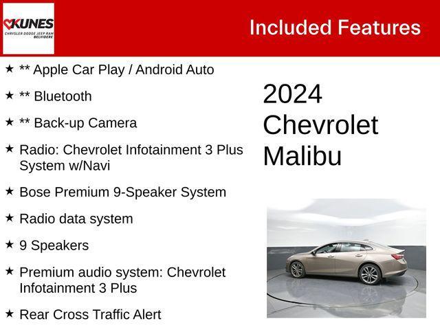 used 2024 Chevrolet Malibu car, priced at $23,864