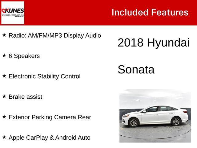 used 2018 Hyundai Sonata car, priced at $14,000