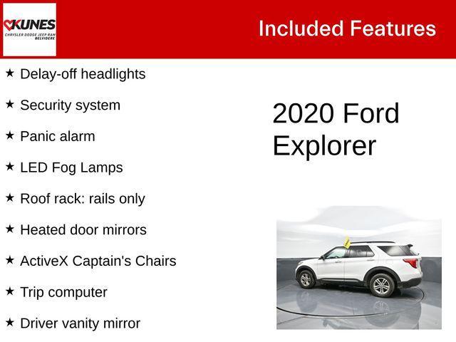 used 2020 Ford Explorer car, priced at $20,558