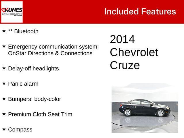 used 2014 Chevrolet Cruze car, priced at $8,999