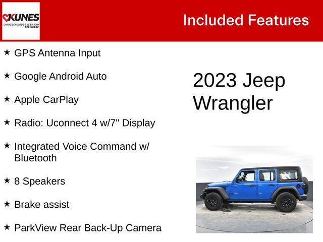 used 2023 Jeep Wrangler car, priced at $34,900