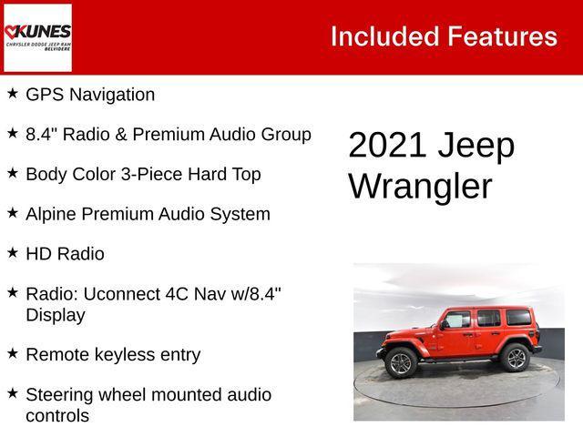 used 2021 Jeep Wrangler Unlimited car, priced at $30,500