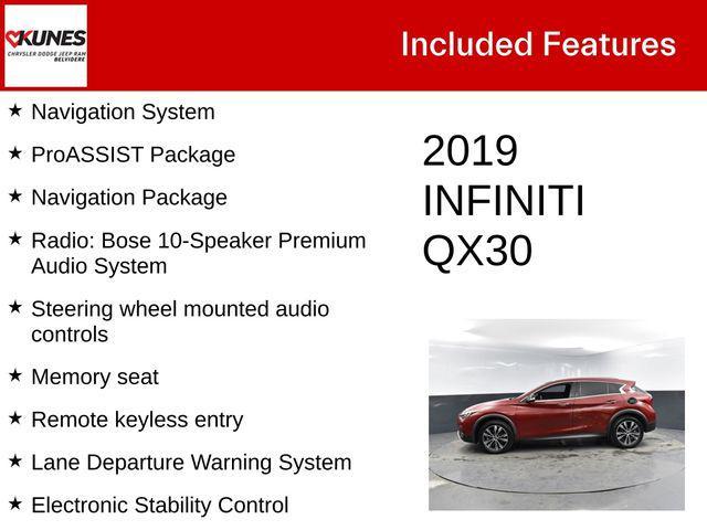 used 2019 INFINITI QX30 car, priced at $21,995