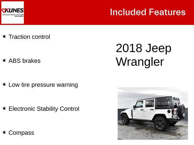 used 2018 Jeep Wrangler JK Unlimited car, priced at $22,300