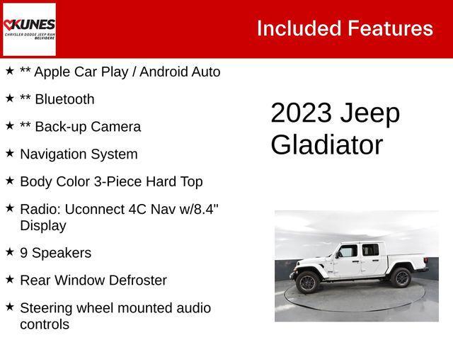 used 2023 Jeep Gladiator car, priced at $28,153