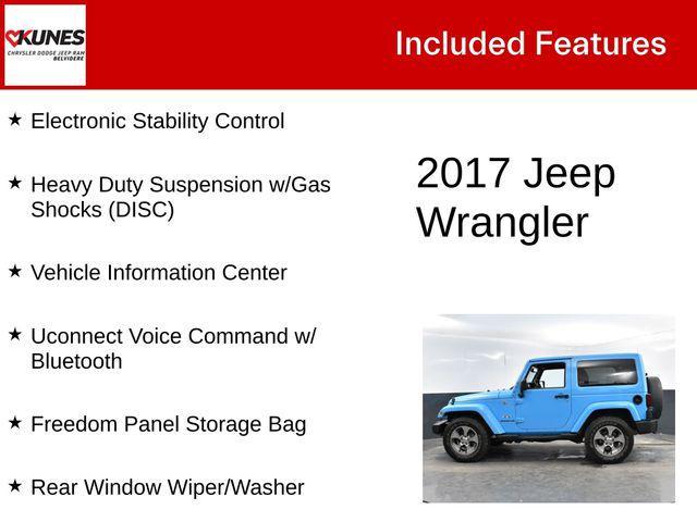 used 2017 Jeep Wrangler car, priced at $23,600