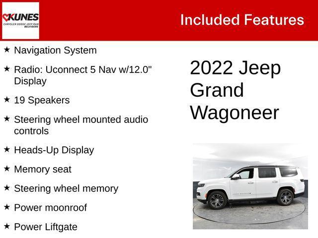 used 2022 Jeep Grand Wagoneer car, priced at $39,000