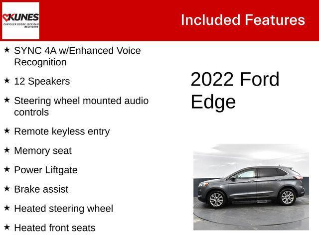 used 2022 Ford Edge car, priced at $20,500