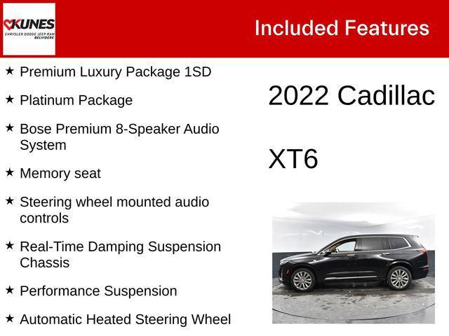 used 2022 Cadillac XT6 car, priced at $30,843