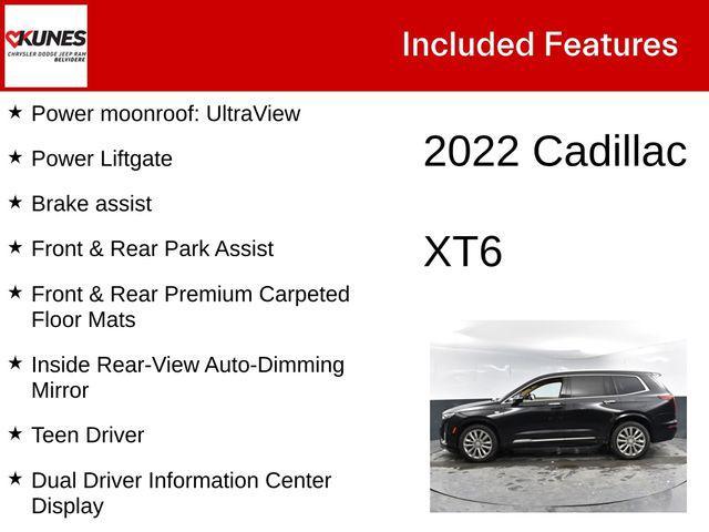 used 2022 Cadillac XT6 car, priced at $30,843