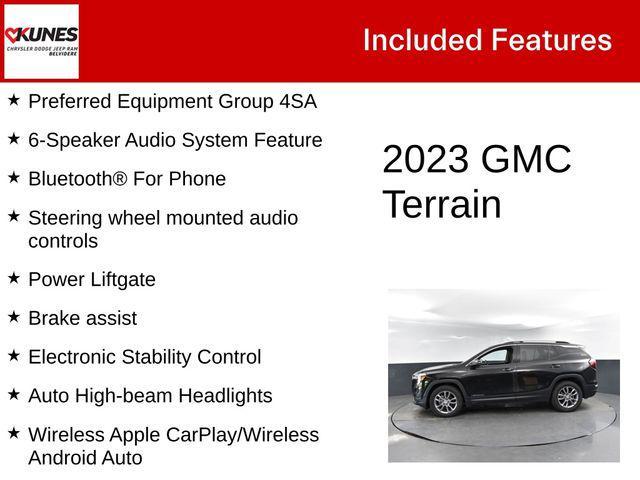 used 2023 GMC Terrain car, priced at $26,000
