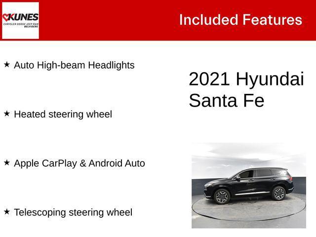 used 2021 Hyundai Santa Fe car, priced at $24,800