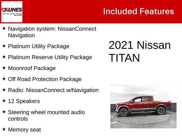 used 2021 Nissan Titan car, priced at $33,436